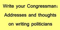 Writing to Politicians